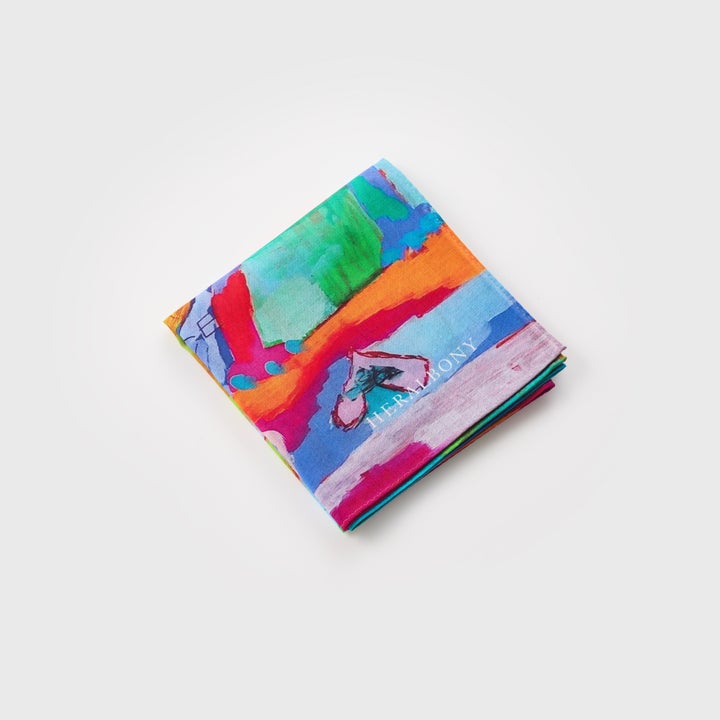 衣笠泰介氏「アフリカへ行こう」のハンカチ