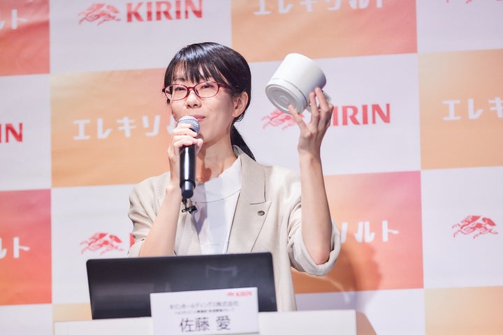 ホールディングスヘルスサイエンス事業部の佐藤愛さん