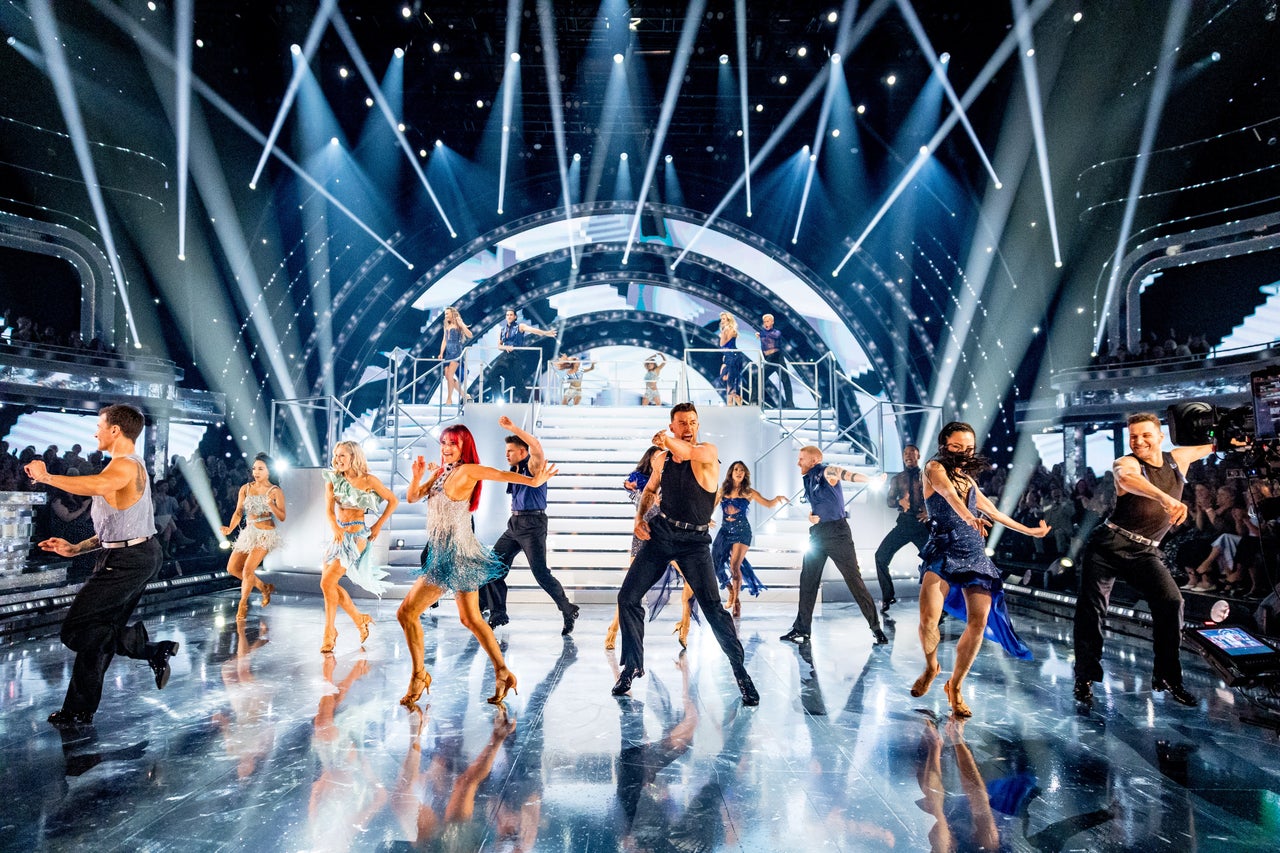 Vito Coppola performing with his fellow Strictly Come Dancing pros last year
