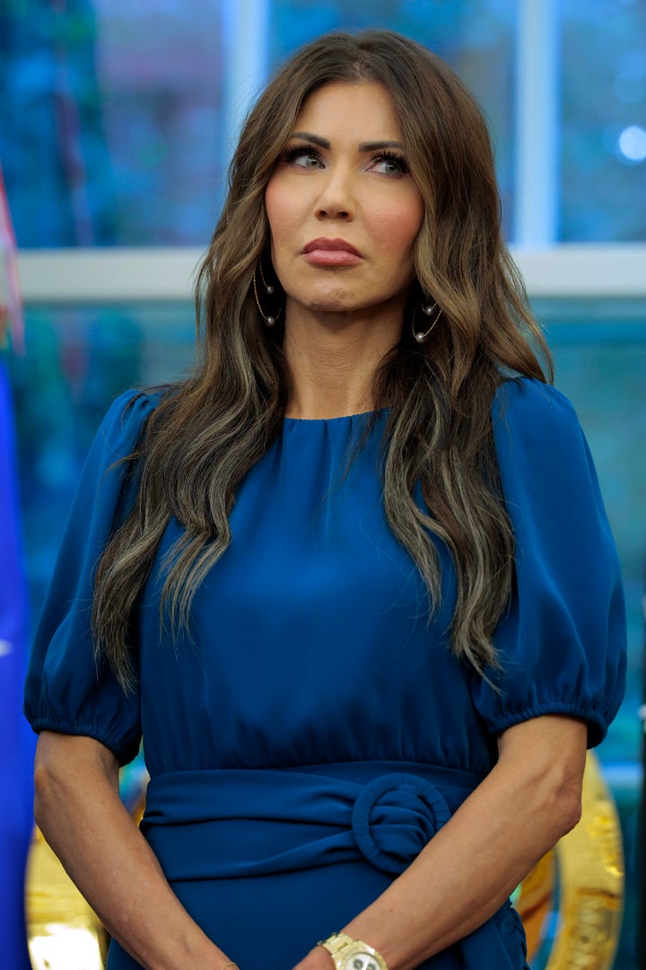 Kristi Noem Swerves When Requested if Democrats Are An ‘Extremist Group’ Kristi Noem Swerves When Requested if Democrats Are An ‘Extremist Group’