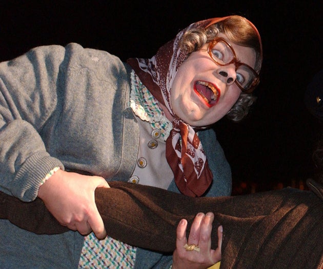 Steve Pemberton in character as 