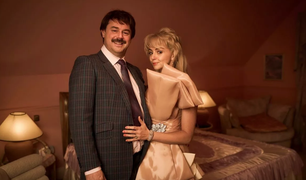 Lisa McGrillis with Danny Dyer in Rivals