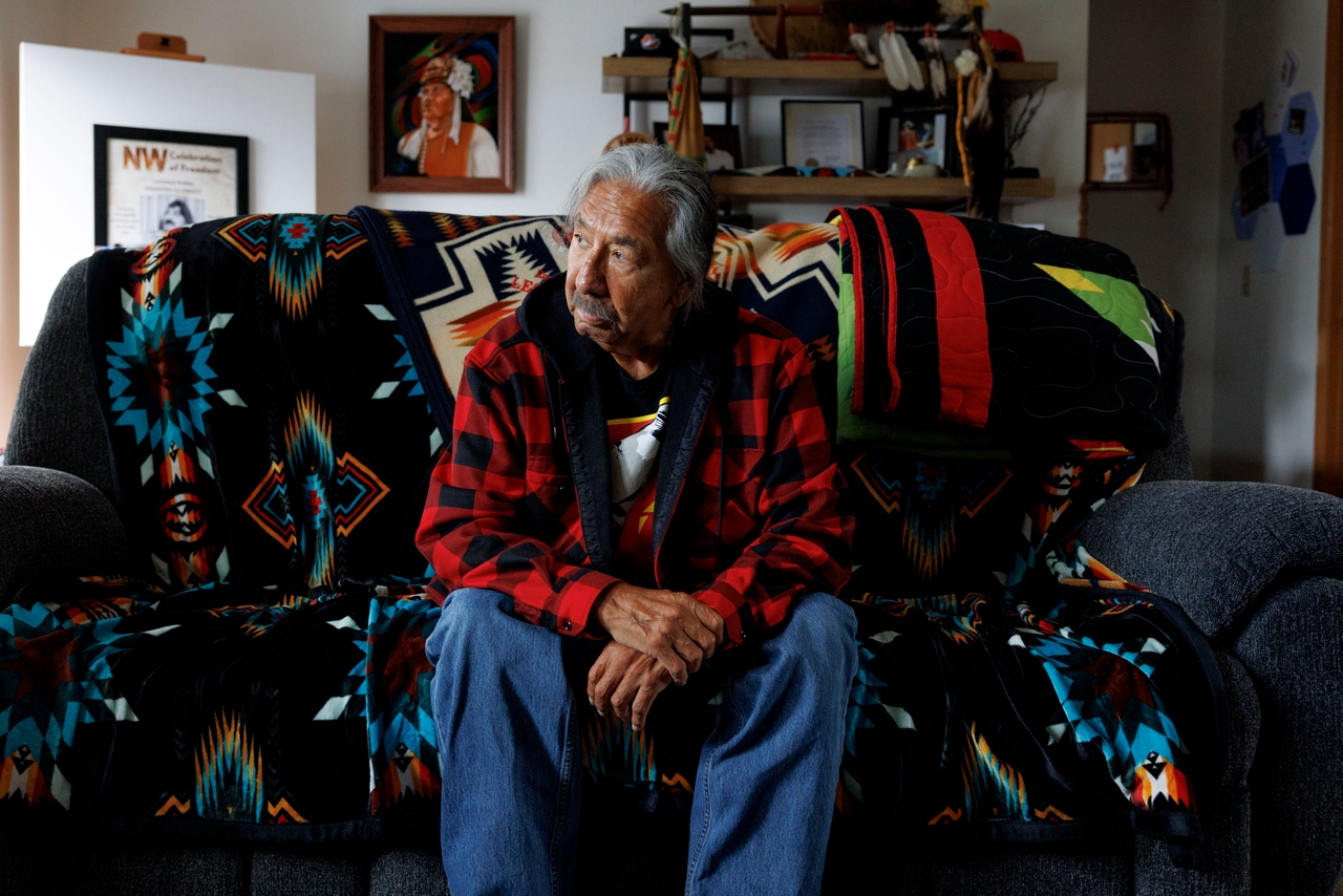 Peltier's supporters collected money to buy him a home on his reservation and a car.