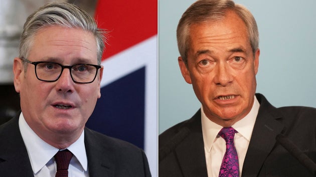 Keir Starmer and Nigel Farage.