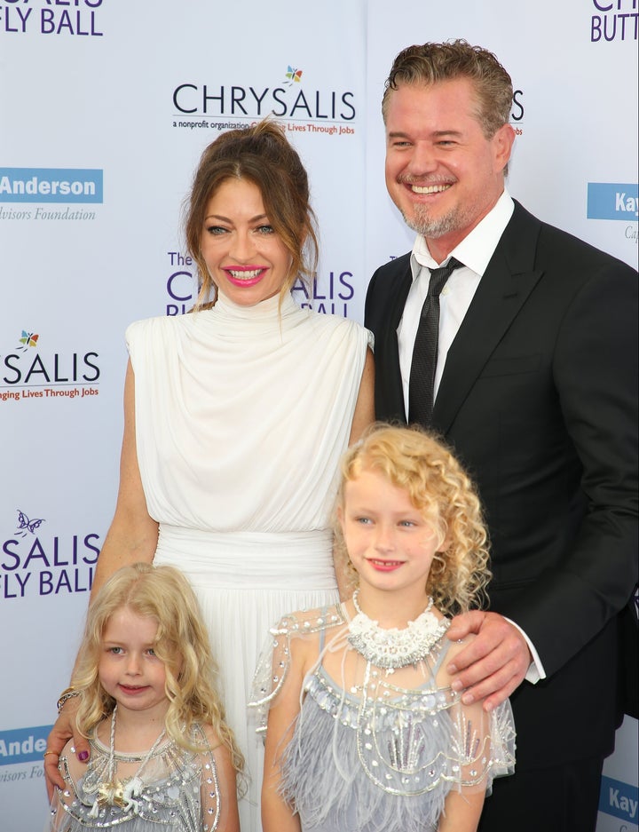 Eric Dane, Billie Beatrice Dane, Rebecca Gayheart and Georgia Dane attend the 16th Annual Chrysalis Butterfly Ball on June 3, 2017.
