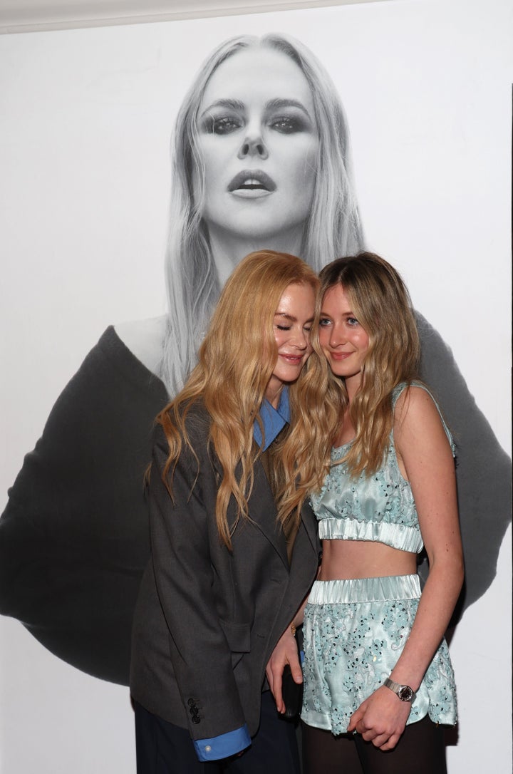 Kidman with her daughter Sunday at a W Magazine event in January. 