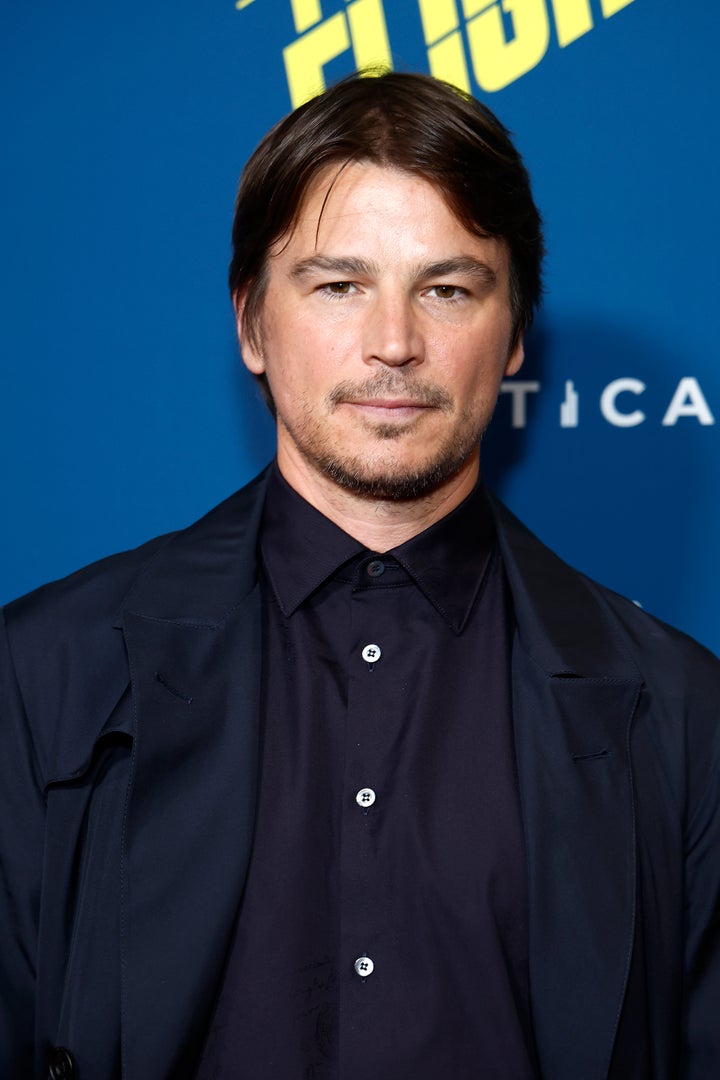 Josh Hartnett is OK and back at work after he was a passenger in a collision with a patrol car.