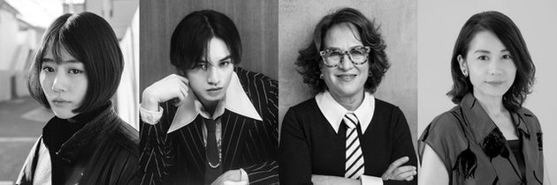 （左から）高畑充希さん、中島健人さん、デブラ・ゼインさん、福間美由紀さん