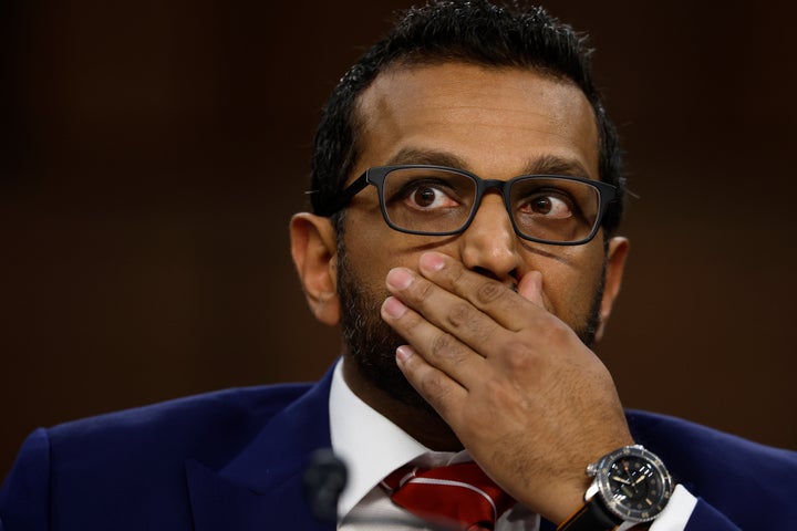 FBI Director Kash Patel is pictured during a Senate Judiciary Committee hearing on Sept. 16. Commerce Secretary Howard Lutnick appeared to undermine one of Patel's core claims about Jeffrey Epstein during a recent podcast appearance.
