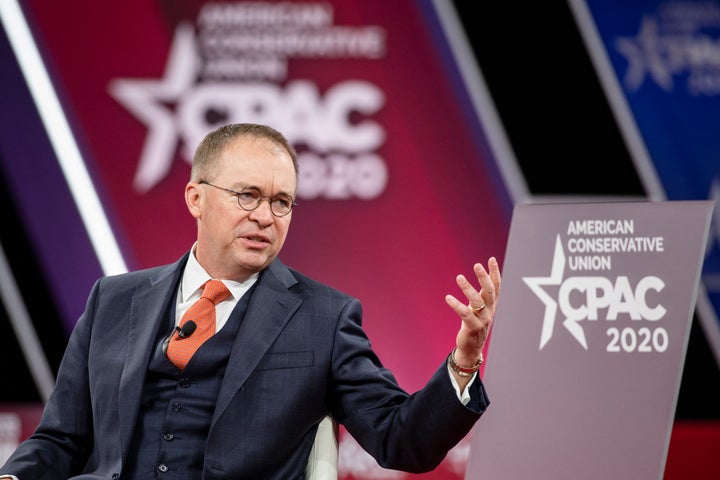 Mick Mulvaney made a dig at progressive podcaster Brian Tyler Cohen Tuesday, saying he's "not gonna debate a podcaster."