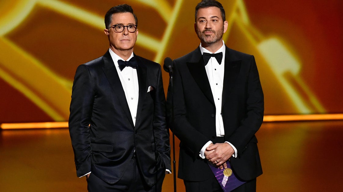 Jimmy Kimmel Says Colbert’s Staff Had A Bold Request — And They Weren’t Whispering It