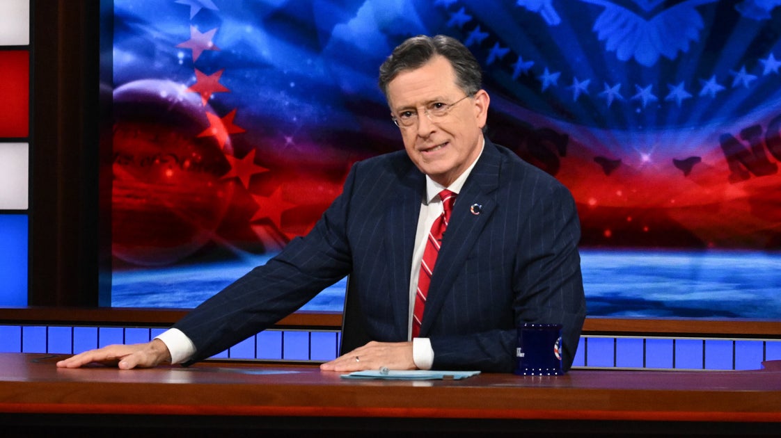 Stephen Colbert Spots Sign World Leaders Are Trolling Trump | HuffPost ...