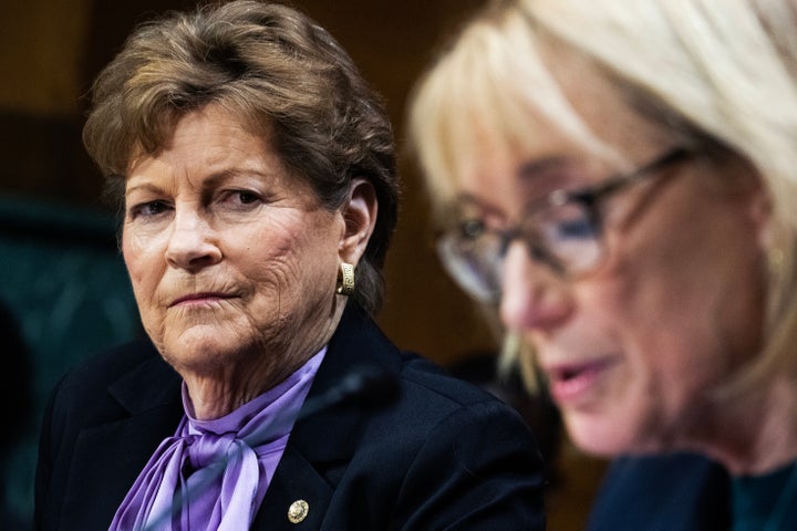 Republicans are eyeing centrists like Sens. Jeanne Shaheen and Maggie Hassan of New Hampshire to end the government shutdown.