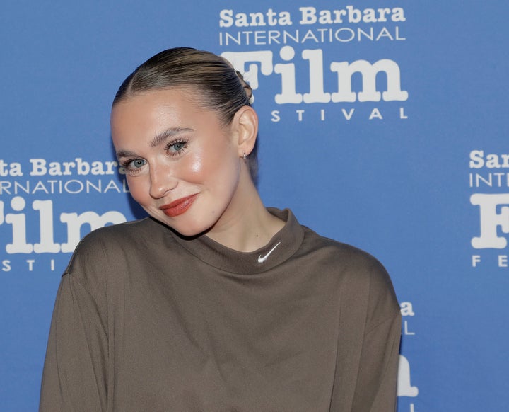 Veronika Slowikowska attends the Closing Night Film "I Like Movies" during the 38th Annual Santa Barbara International Film Festival at The Arlington Theatre in 2023.