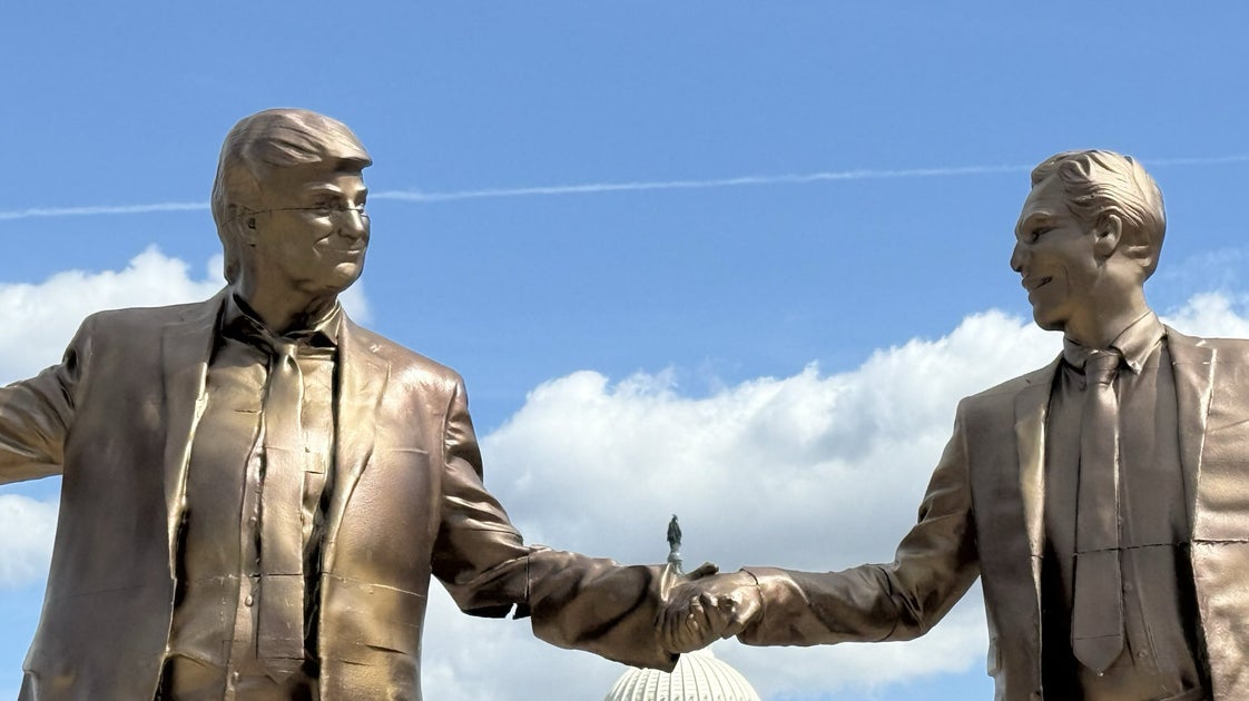 Trump-Epstein ‘Friendship’ Statue Returns To DC