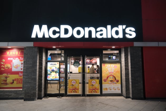Shanghai,China-April 4th 2025: McDonald's store facade