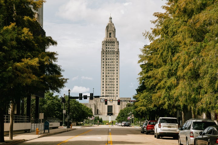 The Louisiana State Capitol building in Baton Rouge, Louisiana, US, on Saturday, Aug. 13, 2022 (Bryan Tarnowski/Bloomberg via Getty Images).