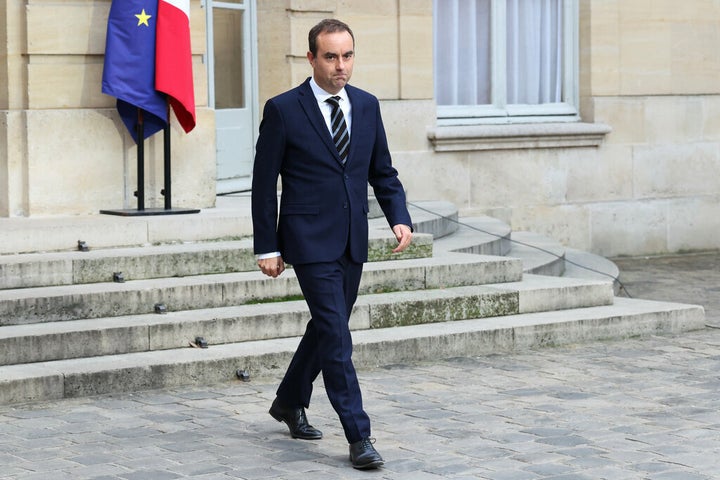 French Prime Minister Sebastien Lecornu Arrives to Delive A Stament at The Hotel Matignon in Paris, on Oct. 3, 2025.