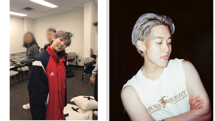 Left: October 2017, pre-transition. Right: August 2025, almost eight years later.