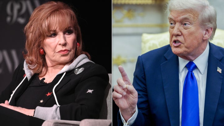 The View's Joy Behar and President Donald Trump.