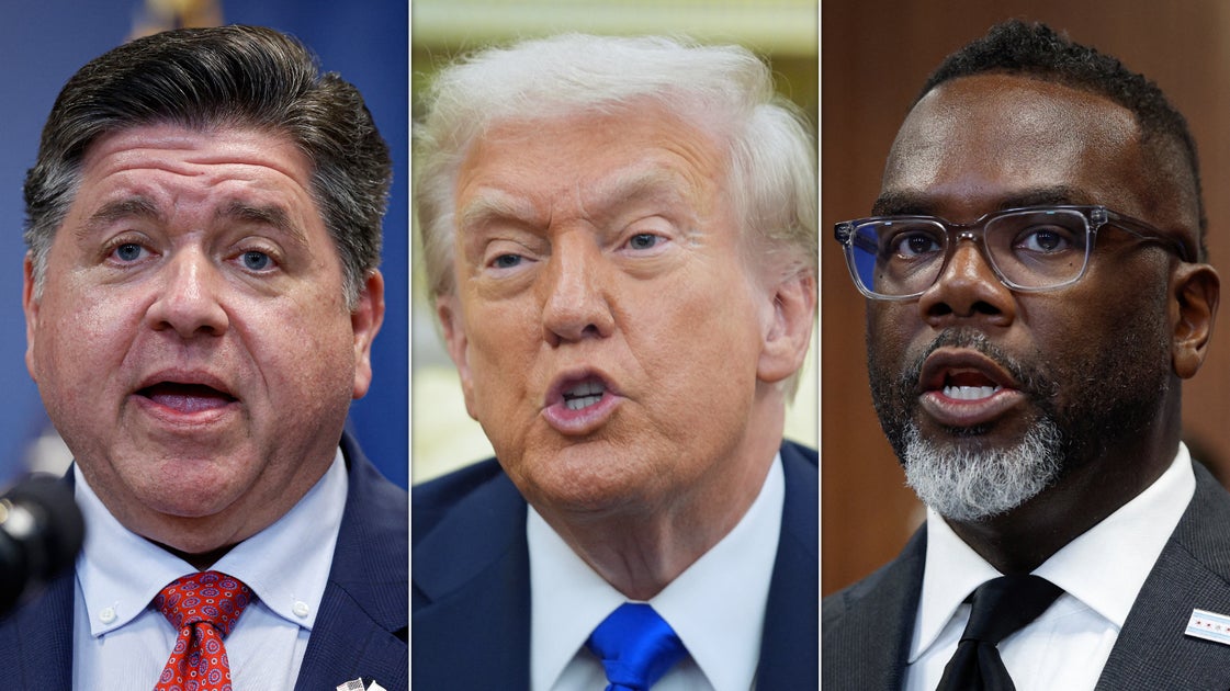 Trump Calls For Chicago Mayor, Illinois Governor To Be Jailed Amid ...