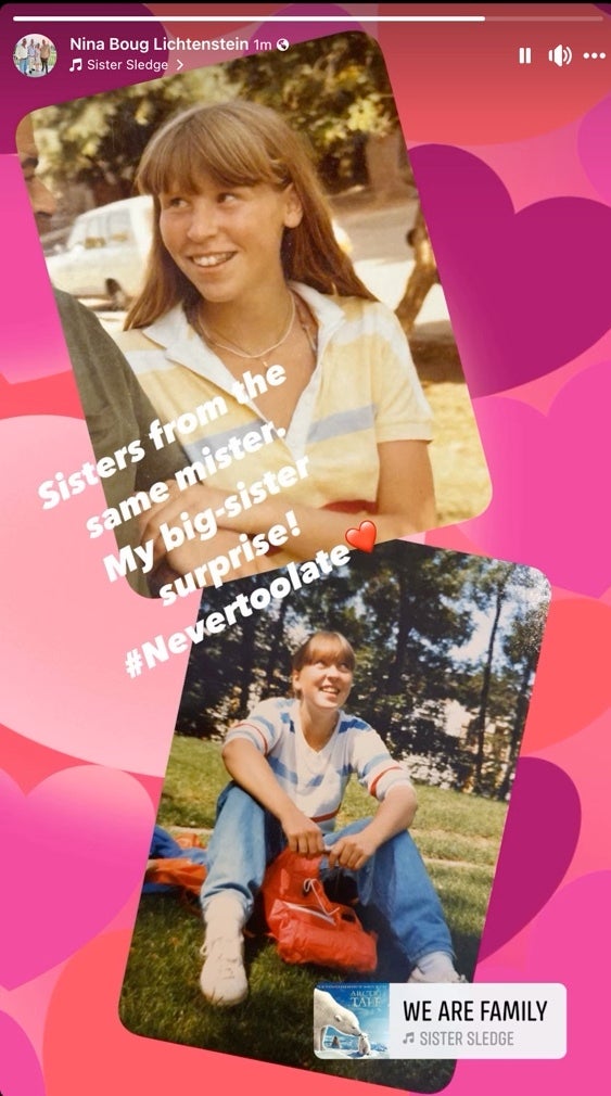 A story the author posted on Facebook about meeting Heidi