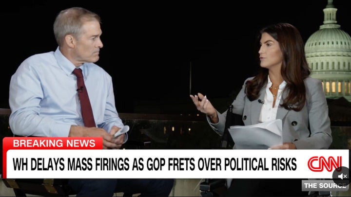 Journalist Kaitlin Collins challenges Rep. Jim Jordan's explanation for why Rep.-elect Adelita Grijalva has not been sworn into Congress yet.