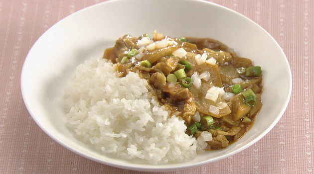 カブと豚バラのカレー