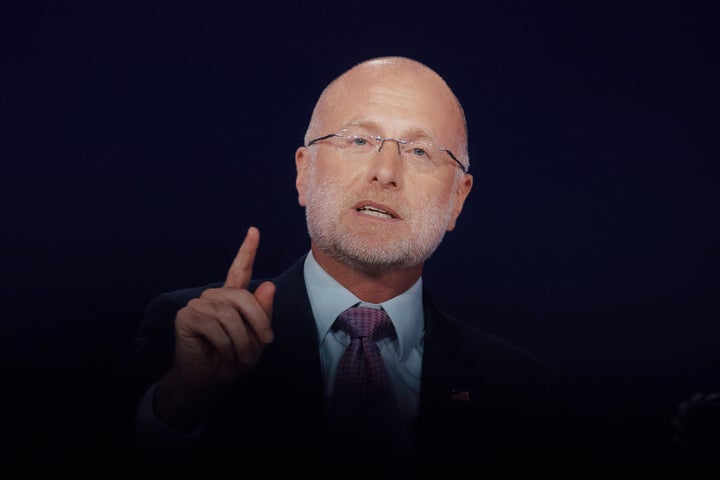 Federal Communications Commission Chair Brendan Carr (above) had issued a warning to Disney that it could be penalized if it didn't take action to discipline Jimmy Kimmel.