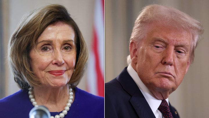 From Left: Rep. Nancy Pelosi (D-Calif.) and President Donald Trump.