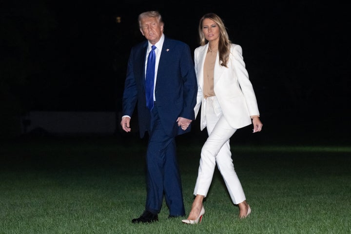 President Donald Trump and first lady Melania Trump.
