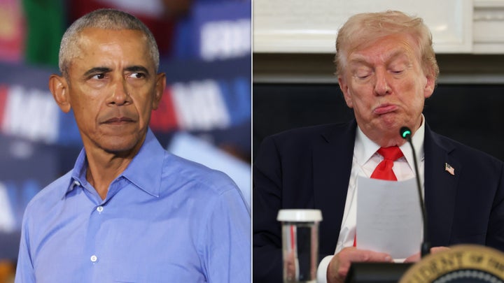 Former President Barack Obama and President Donald Trump.