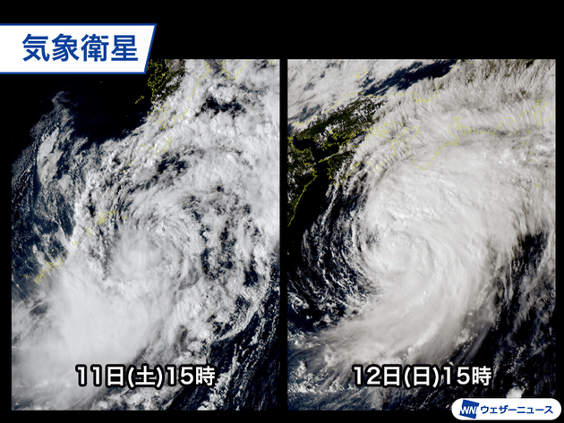 気象衛星の画像
