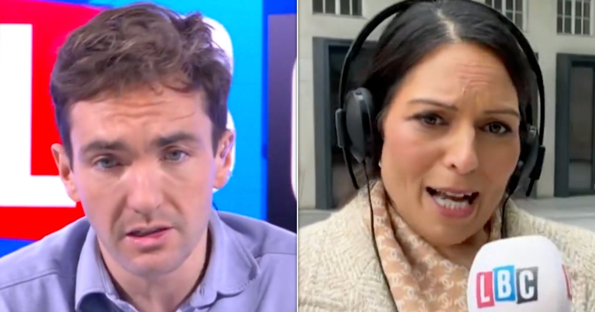 LBC Presenter Points Out To Priti Patel The 1 Obvious Flaw In Robert Jenrick's 'White Face' Claim