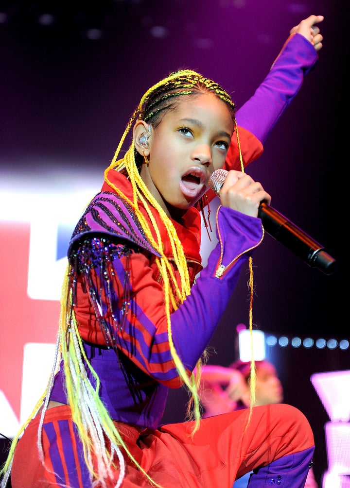 Willow Smith performs at MEN Arena supporting Justin Bieber on March 21, 2011, in Manchester, England.