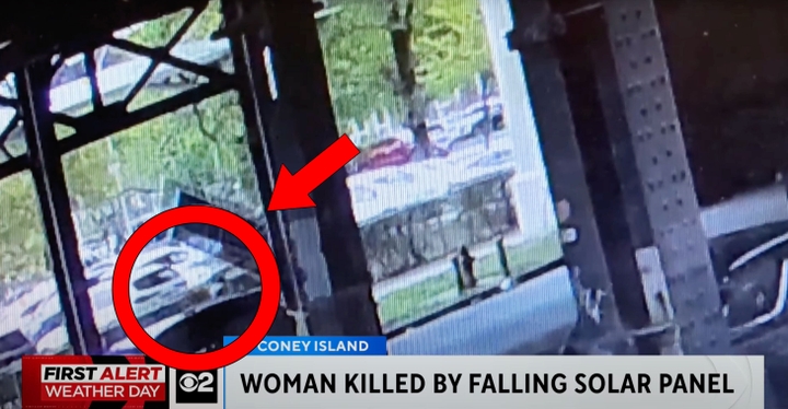 CBS New York obtained video of the fatal collision that took the life of 76-year-old Lyudmila Braun.