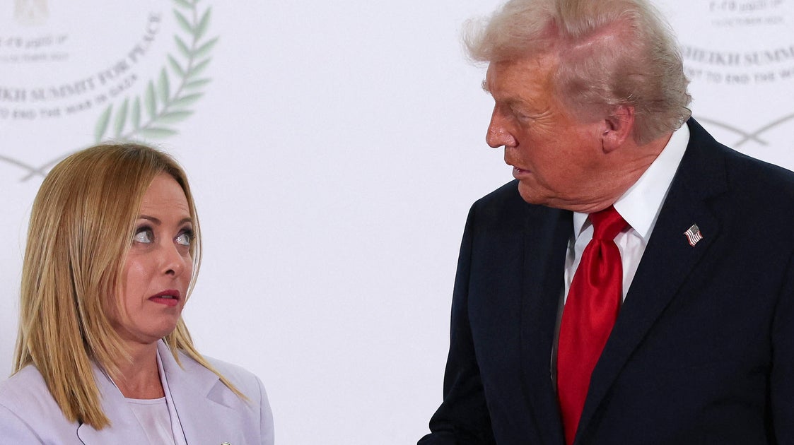 Trump Calls Italy's Giorgia Meloni 'Beautiful' At Peace Summit