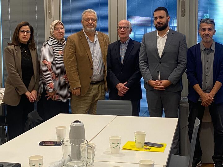Sen. Peter Welch (D-Vt.) meets with Palestinian Americans with ties to Gaza who hope Congress will ensure Palestinians can rebuild by seeing the ceasefire plan through and blocking weapons sales to Israel.