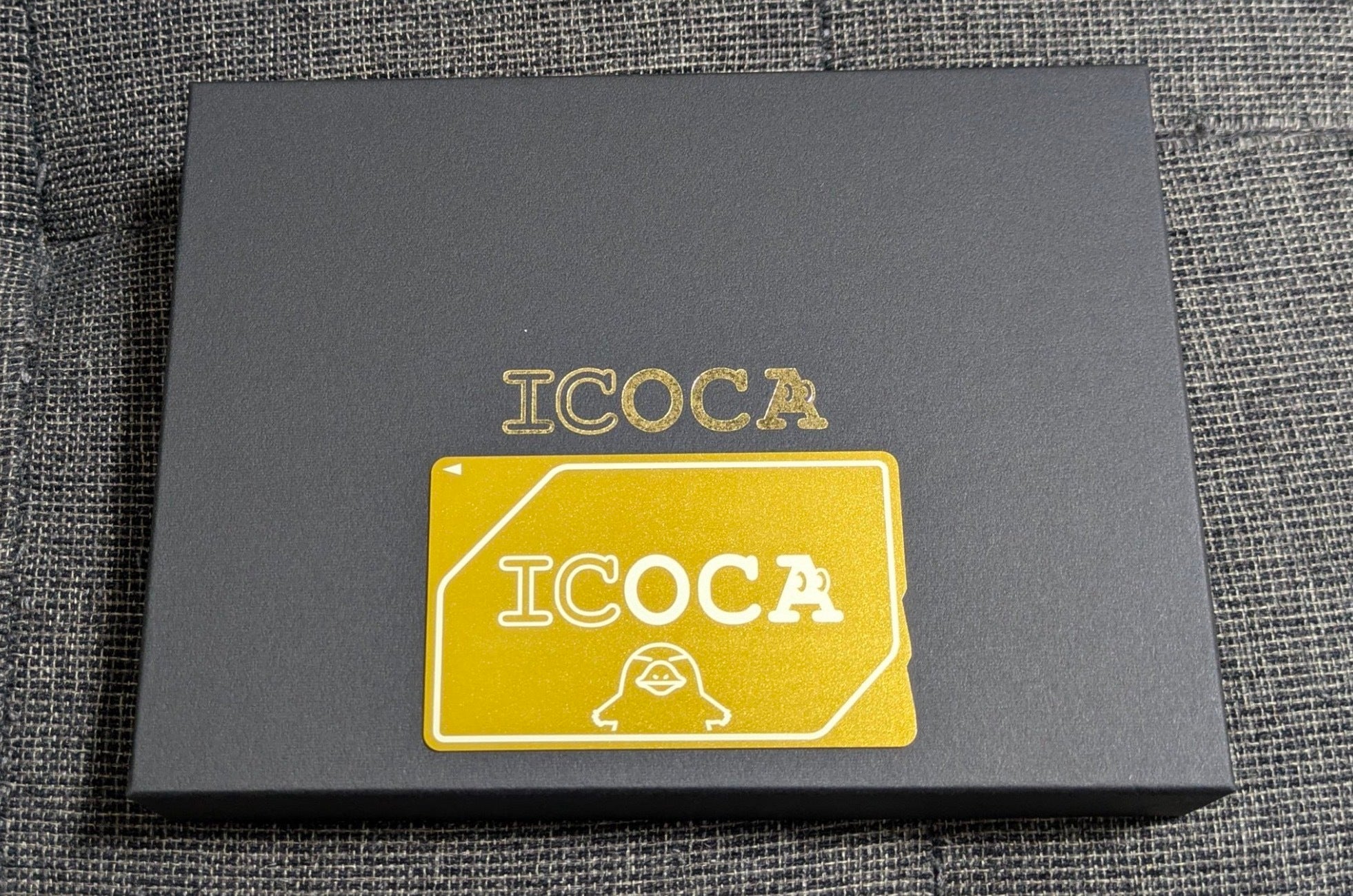 【新品未使用】黄金のICOCA 完全未使用】黄金のICOCA - メルカリ