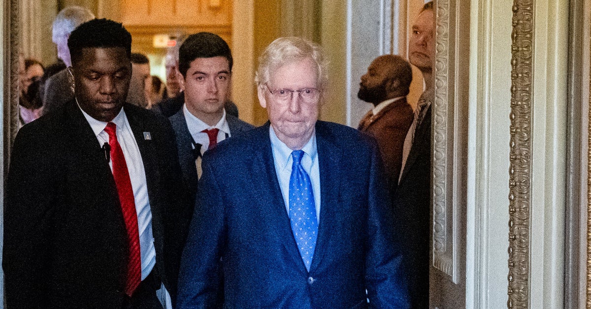 Mitch McConnell Falls While Walking Through Senate Building: Video