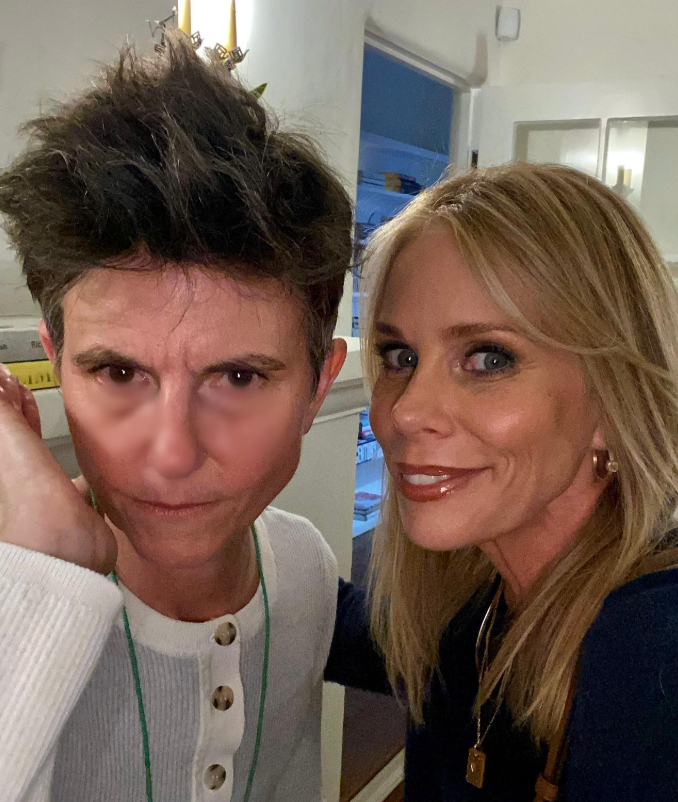 Comic Particulars How RFK Jr. Brought about Her To Finish Shut Friendship With Cheryl Hines - The Boston Courier 1 Notaro and Hines goofing around in 2023.