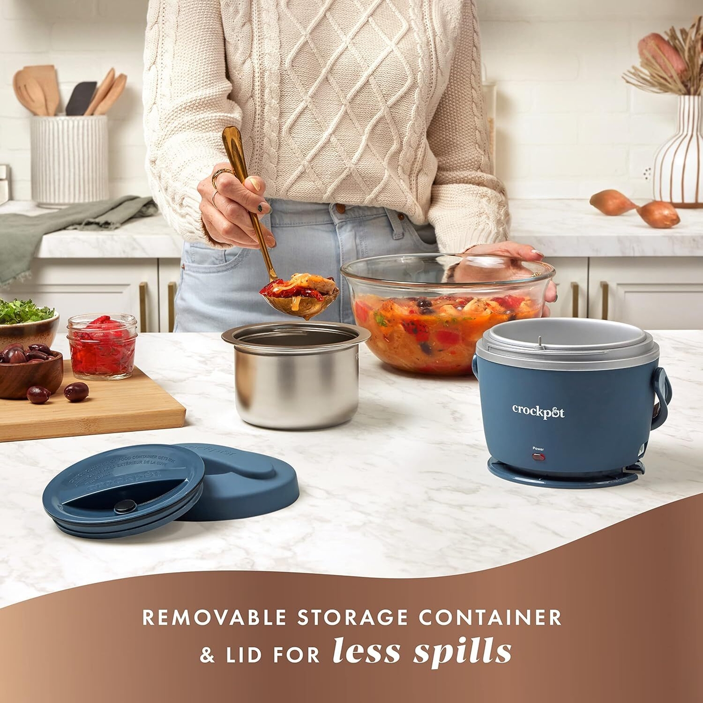This Portable Mini Crockpot Is Perfect For Leftovers | HuffPost Shopping