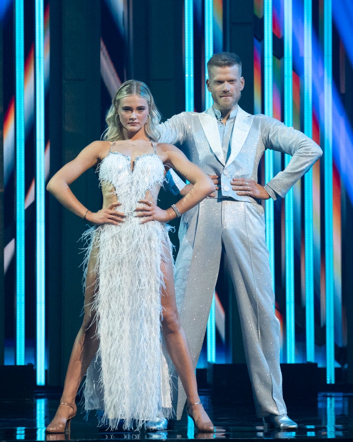 Hoying, right, is partnered with Rylee Arnold on the current season of "Dancing with the Stars." 