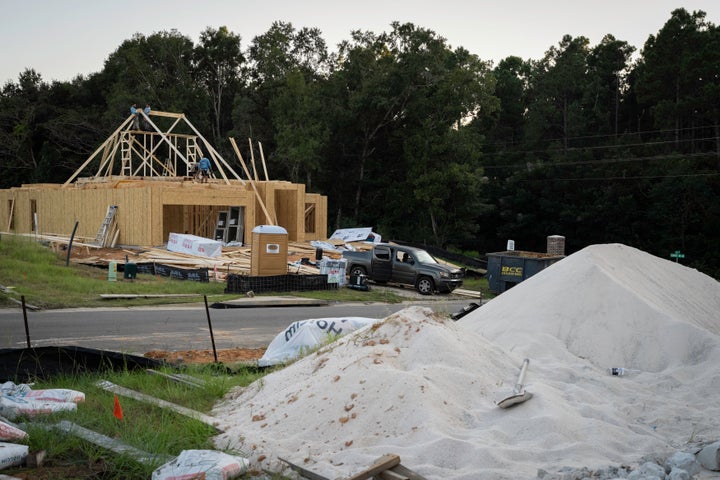 We Discovered That Extra Than 170 U.S. Residents Have Been Held By Immigration Brokers. They’ve Been Kicked, Dragged And Detained For Days. 2 Men building a home in rural Baldwin County, Alabama. Garcia Venegas was detained by immigration agents twice while working on homes in the area.