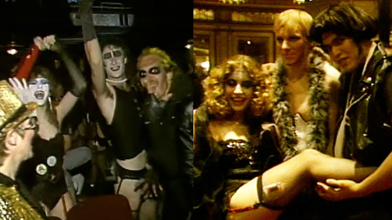 Costumed fans attend a "Rocky" Halloween screening in New York City in 1985.