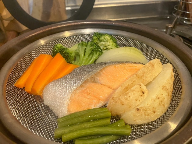 無印良品の「ステンレス平ザル」