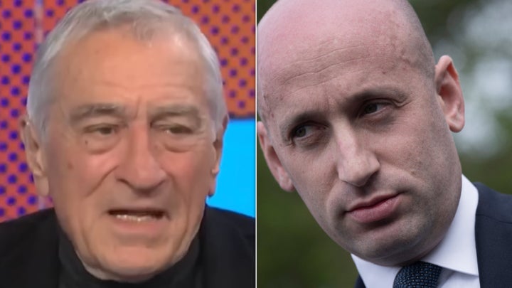Robert De Niro said that US National Security Advisor Stephen Miller should be 