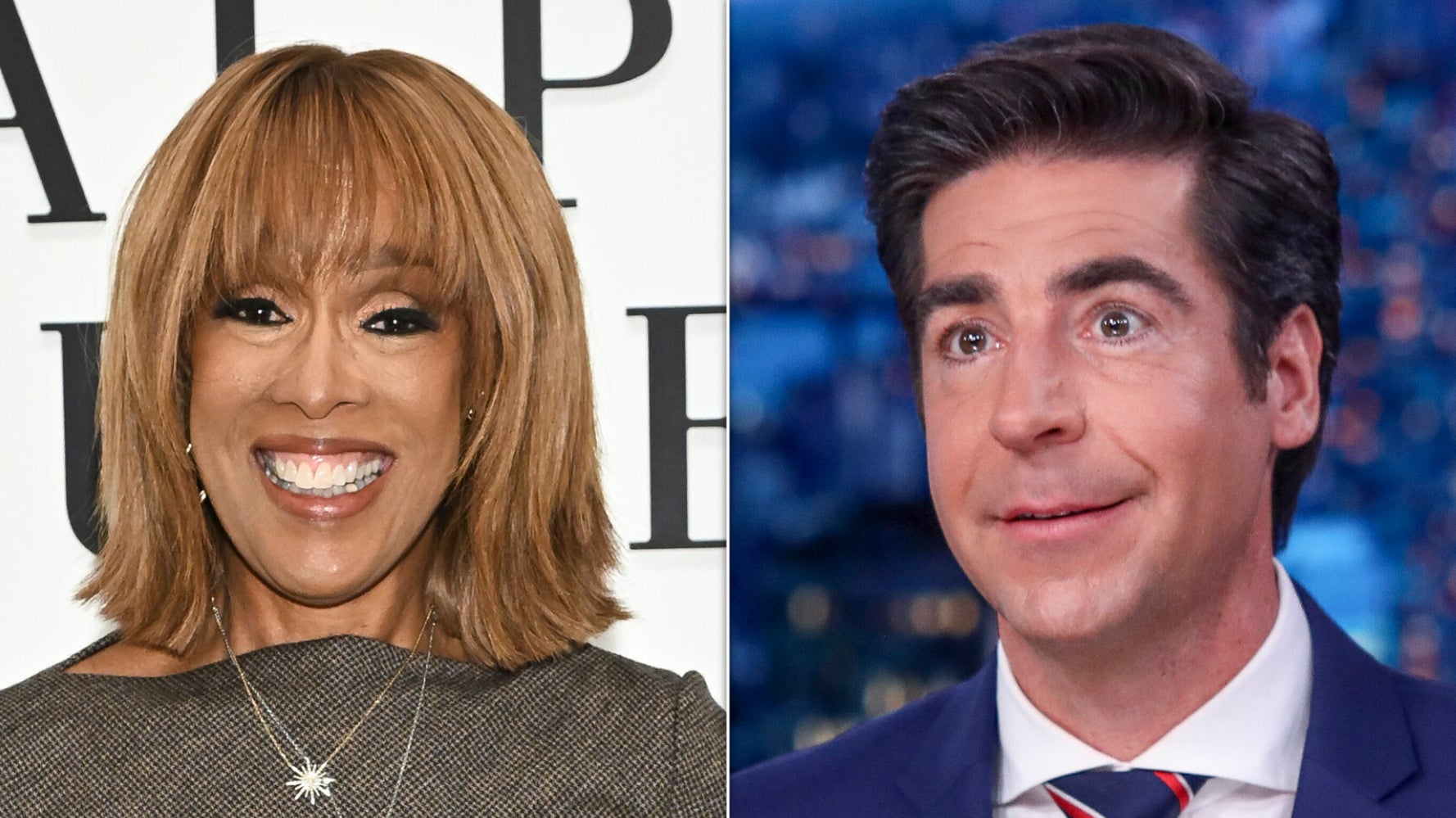 Gayle King, Jesse Watters Share Flight Selfie