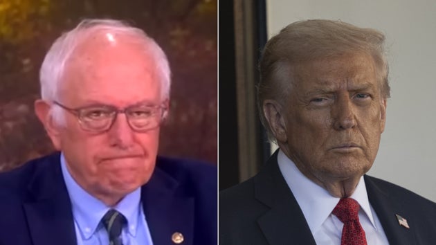 Sen. Bernie Sanders and President Donald Trump.