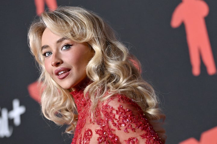 ニューヨークで開かれたMTVビデオ・ミュージック・アワードに参加したサブリナ・カーペンターさん(2025年9月7日)